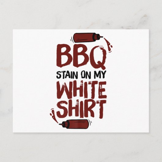 ホワイトプレミアムのBBQステイン ポストカード (正面)