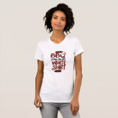 ホワイトプレミアムのBBQステイン Tシャツ (正面フル)