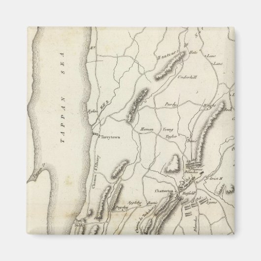 ホワイトプレーンズと武器 マグネット (正面)