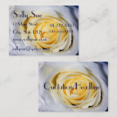 ホワイトプロファイルカード 名刺 (正面/裏面)