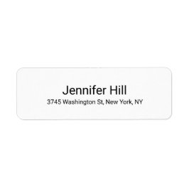 ホワイトプロフェッショナルエレガントシンプルモダン ラベル