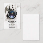 ホワイトプロフェッショナル写真家 名刺 (正面/裏面)