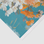 ホワイトプードルフランスのポートレートデコページ 薄葉紙 (詳細)