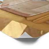 ホワイトプードル ポスター (角)