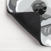 ホワイトプードル マウスパッド (コーナー)