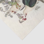 ホワイトヘッドのフルーツハト、デコパージュ 薄葉紙 (詳細)