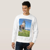 ホワイトヘッドアイランドライトハウスペノスコットベイメイン スウェットシャツ (正面フル)