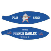 ホワイトヘッドイーグル、アメリカ国旗、スター バスケットボール (パネル)