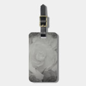 ホワイトベゴニア ラゲッジタグ (正面縦)