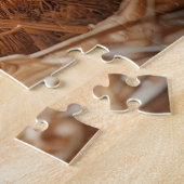 ホワイトベビーカーフインバーンドストール ジグソーパズル (側面)