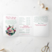 ホワイトベビーグランドピアノリサイタル 三つ折りプログラム (内部)