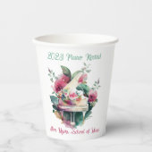 ホワイトベビーグランドピアノリサイタル 紙コップ (正面)