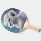 ホワイトベビーライオンクブファンタジー 卓球ラケット (横)