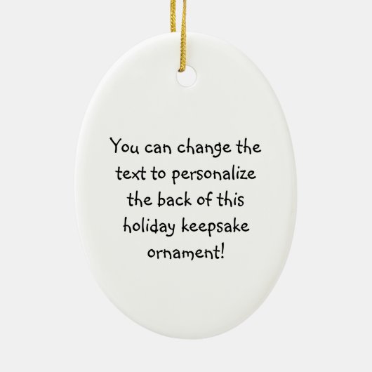 ホワイトベビー第1回クリスマスオーナメント セラミックオーナメント (裏面)