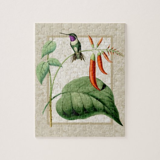 ホワイトベリーウッドスターハミングバードパズル ジグソーパズル (縦)