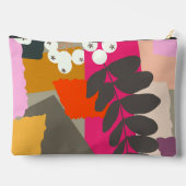 ホワイトベリーカラフルカラーブロックおもしろい夏 アクセサリーポーチ (裏面)