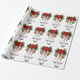 ホワイトベル及びホリーラッピング紙 ラッピングペーパー