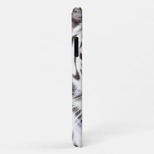 ホワイトベンガルトラ写真の名前の追加 |黒 Case-Mate iPhoneケース (裏面/右)