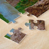 ホワイトベンガルトラ。大きな猫。 ジグソーパズル (側面)