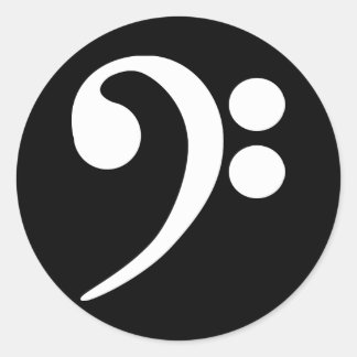 ホワイトベースクレフ、 音符記号 ラウンドシール