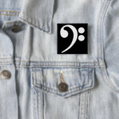 ホワイトベースクレフ、 音符記号 缶バッジ (インサイチュ)