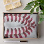 ホワイトベースボールレッドレースストリング 薄葉紙 (ギフト)