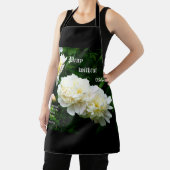 ホワイトペオニトリオ、1テサロニケ5:17-18 エプロン (インサイチュ)