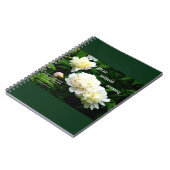 ホワイトペオニトリオ、1テサロニケ5:17-18 ノートブック (左側)