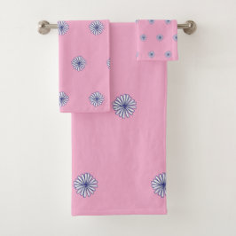 ホワイトペタル ピンク ギフト ホームデコレーション バスタオルセット