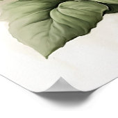 ホワイトペチュニアスフラワーアートプリントポスター ポスター (角)