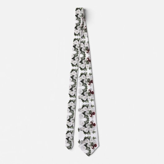 ホワイトペチュニア ネクタイ (裏面)