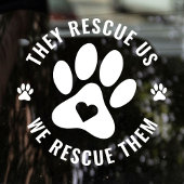 ホワイトペットラバー我々は彼らの車のウィンドウデカール ウィンドウサイン