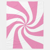 ホワイトペパーミントウールツリースカートを使用した任意の色 フリースブランケット (正面)