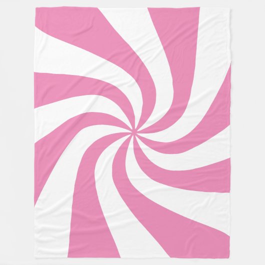 ホワイトペパーミントウールツリースカートを使用した任意の色 フリースブランケット (正面)