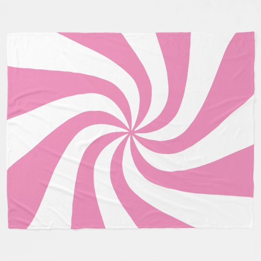 ホワイトペパーミントウールツリースカートを使用した任意の色 フリースブランケット (正面(横))