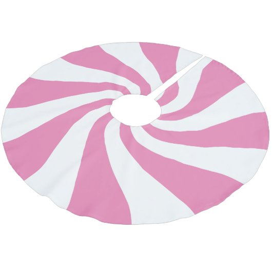 ホワイトペパーミントウールツリースカートを使用した任意の色 ブラッシュドポリエステルツリースカート (アングル)