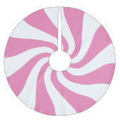 ホワイトペパーミントウールツリースカートを使用した任意の色 ブラッシュドポリエステルツリースカート (正面)