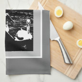 ホワイトペリカンキッチンタオル調理師に優しい キッチンタオル (四つ折り)