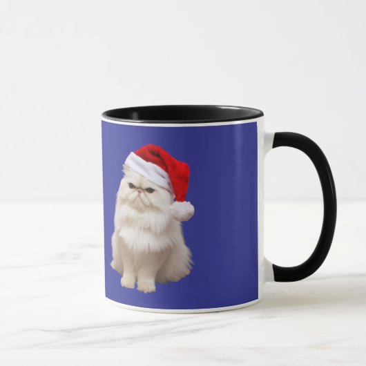ホワイトペルシャクリスマスマグ マグカップ (右)