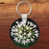 ホワイトペンタス キーホルダー (正面)