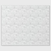 ホワイトペーパーカットヴィレッジ ラッピングペーパー (フラット)