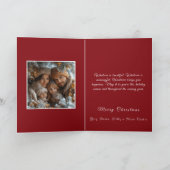 ホワイトホリデードアフォトリースアーチレッド金ゴールド カード (内部)