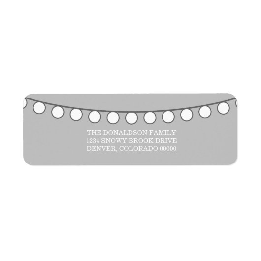 ホワイトホリデー灯列住所 シール (正面)