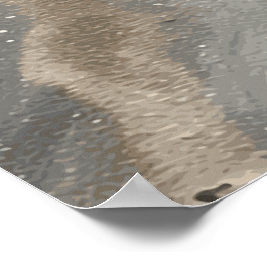 ホワイトホースアートポスター ポスター (角)