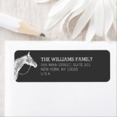 ホワイトホースエクエストリアン差出人住所ラベル ラベル (インサイチュ)