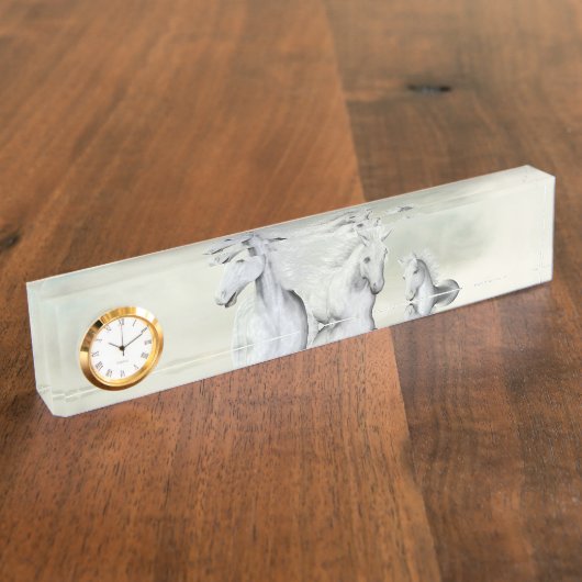 ホワイトホースオンザビーチ デスクネームプレート (側面)