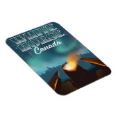 ホワイトホースカナダ旅行ポスター マグネット (右側)