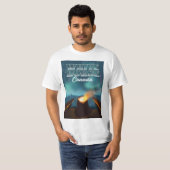 ホワイトホースカナダ旅行ポスター Tシャツ (正面フル)