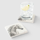 ホワイトホースコースター ストーンコースター (横)