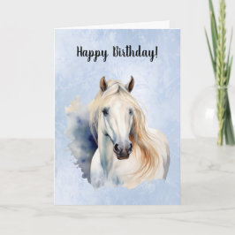 ホワイトホースハッピーバースデー カード